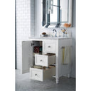 Bright White / Carrara White - 3 Faucet Holes