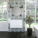 Glossy White / Champagne Brass / Glossy White - 1 Faucet Hole