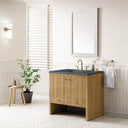 Light Natural Oak / Parisien Bleu - 3 Faucet Holes