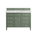 Smokey Celadon / White Zeus - 3 Faucet Holes