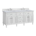 Bright White / Carrara White - 3 Faucet Holes