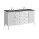 Bright White / Parisien Bleu - 3 Faucet Holes