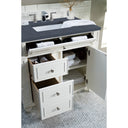 Bright White / Charcoal Soapstone - 3 Faucet Holes