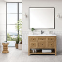 Light Natural Oak / White Zeus - 1 Faucet Hole