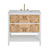White Zeus - 3 Faucet Holes