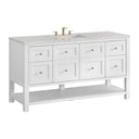 Bright White / Eternal Jasmine Pearl - 3 Faucet Holes