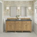 Light Natural Oak / Parisien Bleu - 3 Faucet Holes