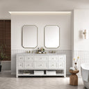 Bright White / Victorian Silver - 3 Faucet Holes