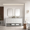 Bright White / Victorian Silver - 3 Faucet Holes