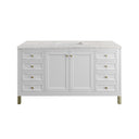 Glossy White / Eternal Jasmine Pearl - 3 Faucet Holes