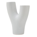 Renwil Jocasta Indoor Ceramic Stoneware Large Vase - Te xtured Matte Off-White