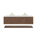 Chestnut / White Zeus - 3 Faucet Holes