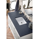 Glossy White / Charcoal Soapstone - 3 Faucet Holes
