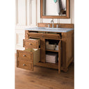 Saddle Brown / Carrara White - 3 Faucet Holes