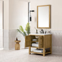 Light Natural Oak / White Zeus - 3 Faucet Holes