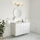 Glossy White / Eternal Jasmine Pearl - 3 Faucet Holes
