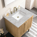 Light Natural Oak / Victorian Silver - 3 Faucet Holes