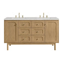 Light Natural Oak / Eternal Jasmine Pearl - 3 Faucet Holes