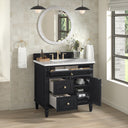 Black Onyx / White Zeus - 3 Faucet Holes