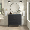 Carbon Oak / Parisien Bleu - 3 Faucet Holes