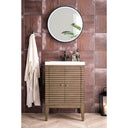 Whitewashed Walnut / White Glossy - 1 Faucet Hole