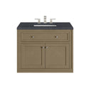 Walnut Whisper / Charcoal Soapstone - 3 Faucet Holes