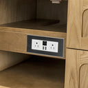 Light Natural Oak / White Zeus - 3 Faucet Holes
