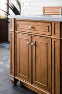 Saddle Brown / Eternal Jasmine Pearl - 3 Faucet Holes