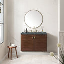 Mid-Century Walnut / Parisien Bleu - 3 Faucet Holes