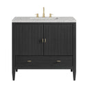 Carbon Oak / Eternal Jasmine Pearl - 3 Faucet Holes