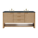 Seaside Oak / Charcoal Soapstone - 3 Faucet Holes