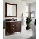 Burnished Mahogany / White Zeus - 3 Faucet Holes