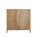 Sunwashed Oak with Embossed Shagreen Drawer Fronts / White Zeus - 3 Faucet Holes