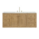 Light Natural Oak / Victorian Silver - 3 Faucet Holes