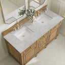 Light Natural Oak / Eternal Jasmine Pearl - 3 Faucet Holes