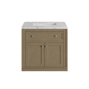 Walnut Whisper / Eternal Jasmine Pearl - 3 Faucet Holes