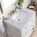Bright White / Carrara White - 3 Faucet Holes