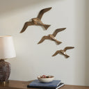 Renwil Stevens 3 Piece Wide Wall Decor - Yellow