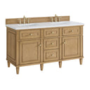 Light Natural Oak / White Zeus - 3 Faucet Holes