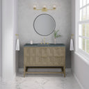 Pebble Oak / Parisien Bleu - 3 Faucet Holes