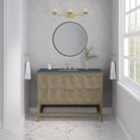 Pebble Oak / Parisien Bleu - 3 Faucet Holes