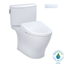 Toto Washlet+ Nexus 1G Two Piece Elongated 1.0 GPF Toilet with Auto Flush S7 Contemporary Bidet Seat
