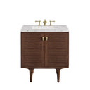 Mid-Century Walnut / Eternal Jasmine Pearl - 3 Faucet Holes