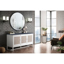 Glossy White / Charcoal Soapstone - 3 Faucet Holes