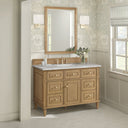 Light Natural Oak / Victorian Silver - 3 Faucet Holes