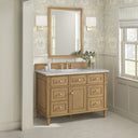 Light Natural Oak / Victorian Silver - 3 Faucet Holes