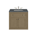 Walnut Whisper / Parisien Bleu - 3 Faucet Holes