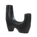 Renwil Doppio Indoor Ceramic Vase - Matte Black