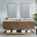Chestnut / Eternal Jasmine Pearl - 3 Faucet Holes