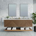 Chestnut / Eternal Jasmine Pearl - 3 Faucet Holes